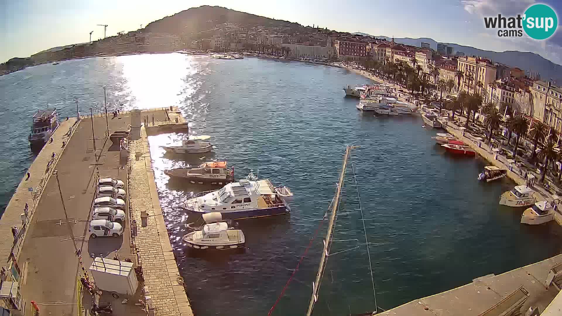 Webcam live Spalato riva e porto