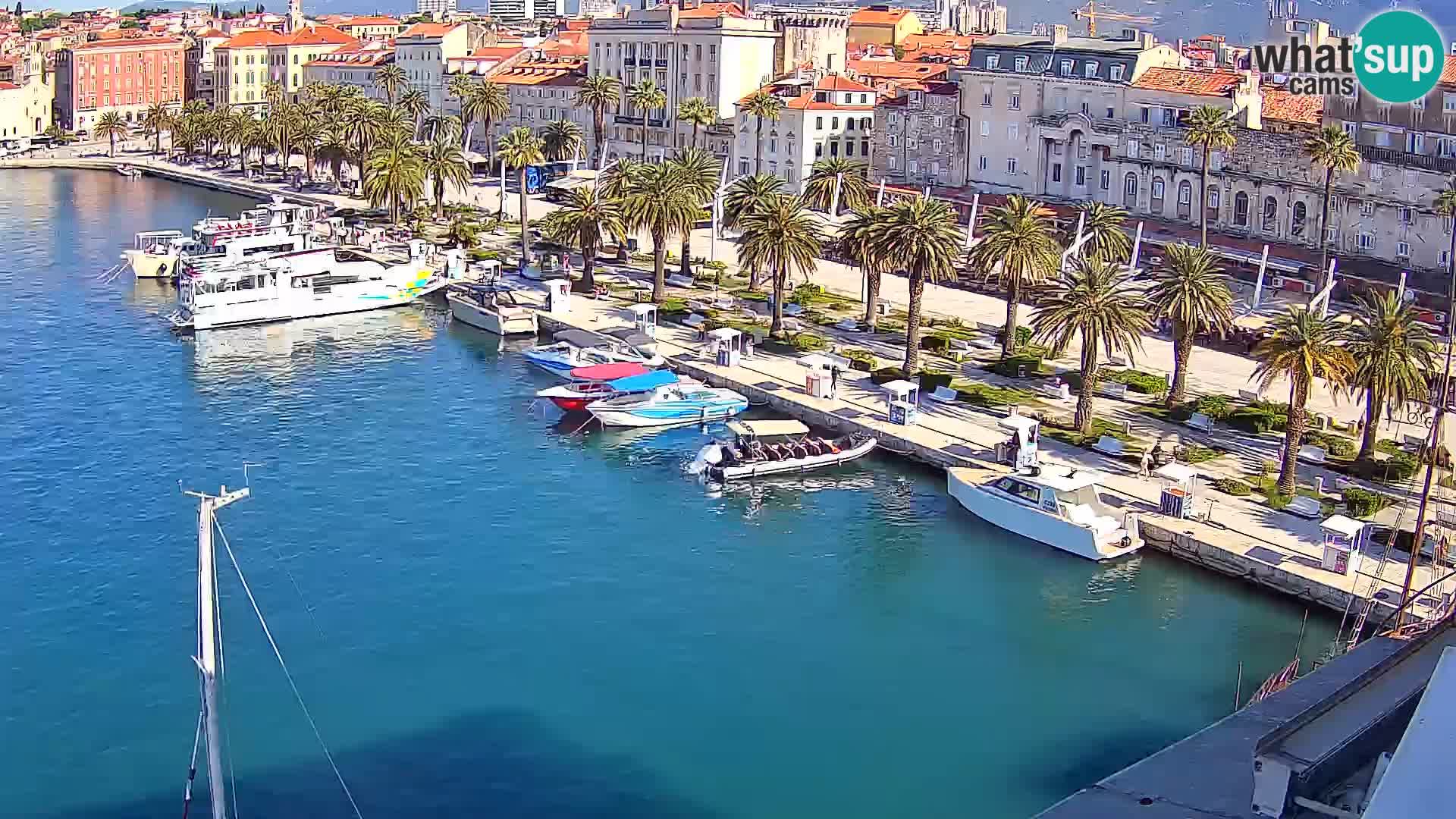 Webcam live Spalato riva e porto
