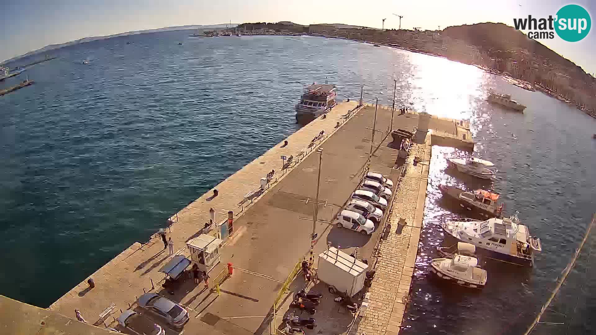 Spalato Riva panorama webcam