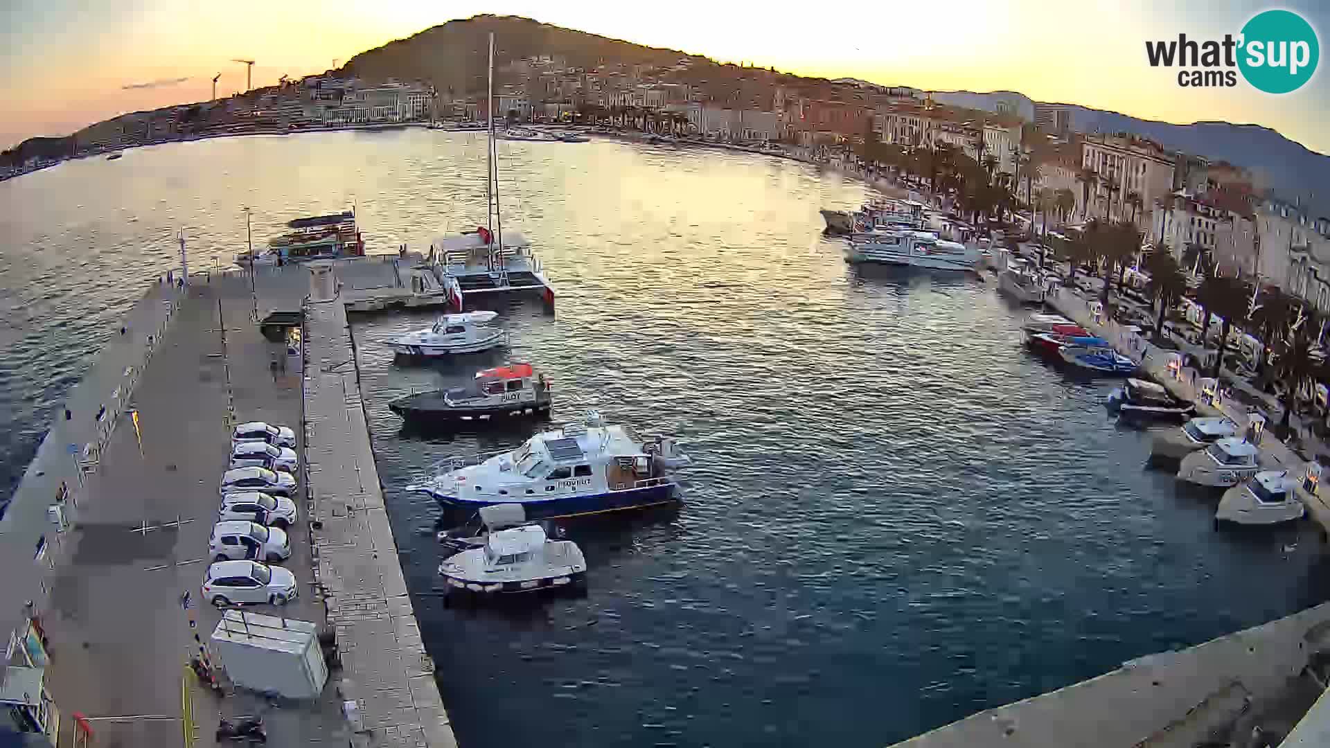 Webcam live Spalato riva e porto