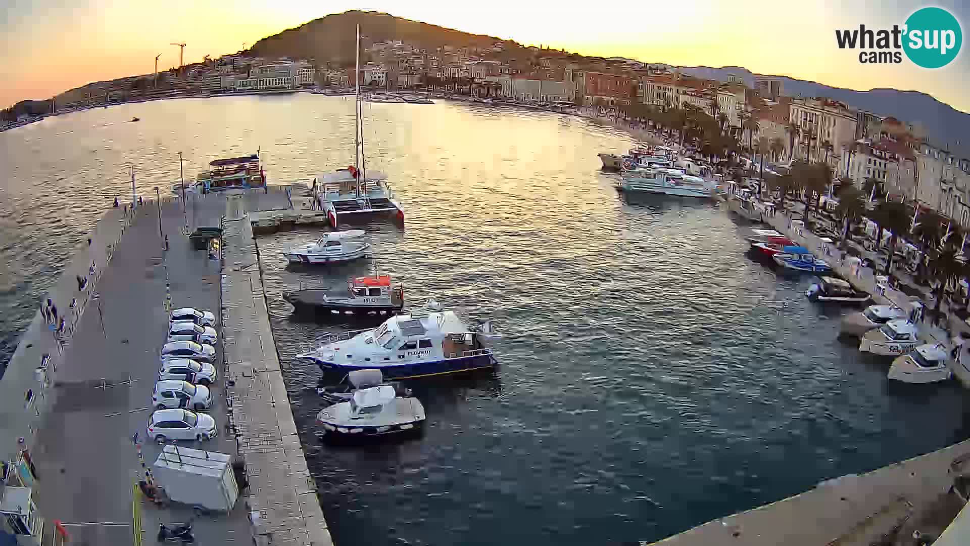Webcam live Spalato riva e porto