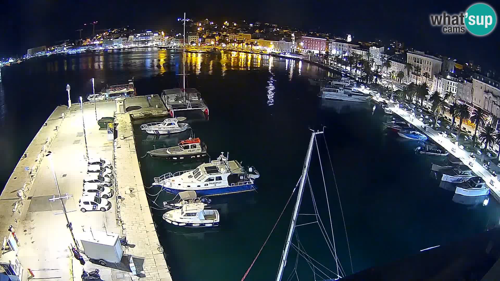 Webcam live Spalato riva e porto