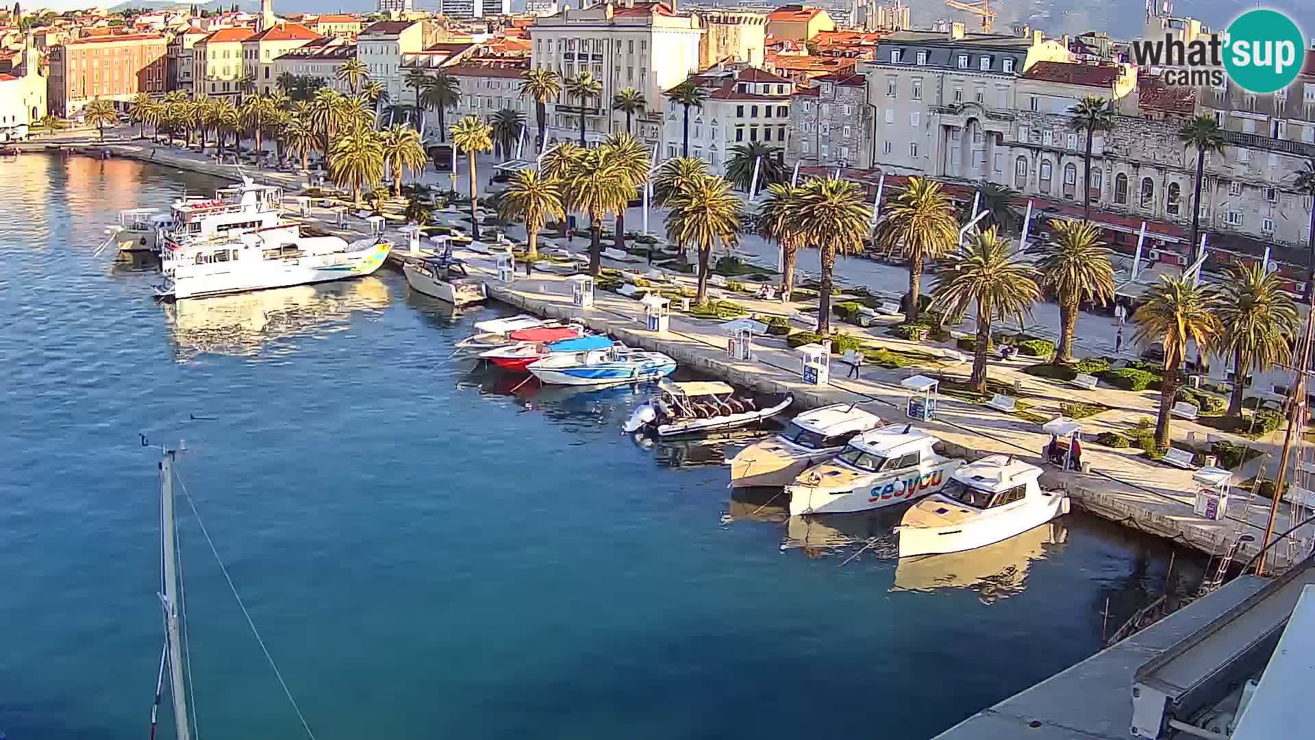 Webcam live Spalato riva e porto
