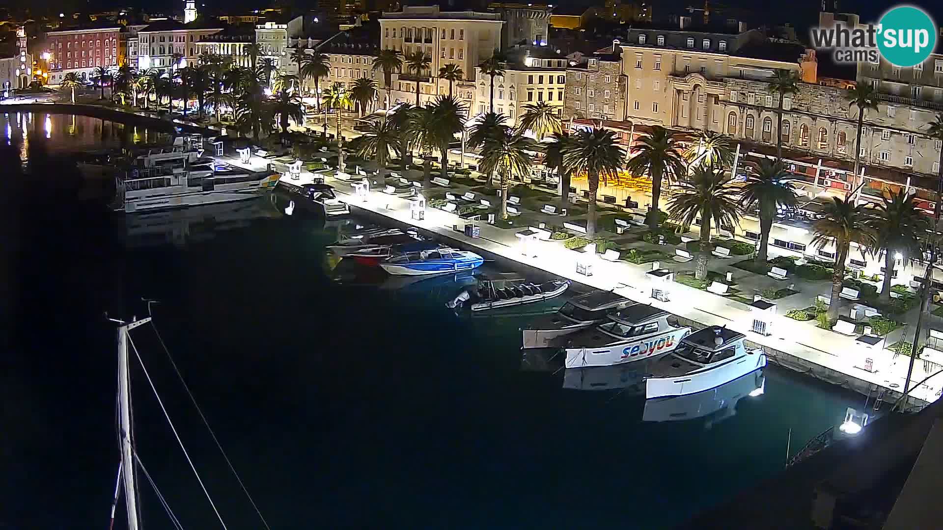 Webcam live Spalato riva e porto