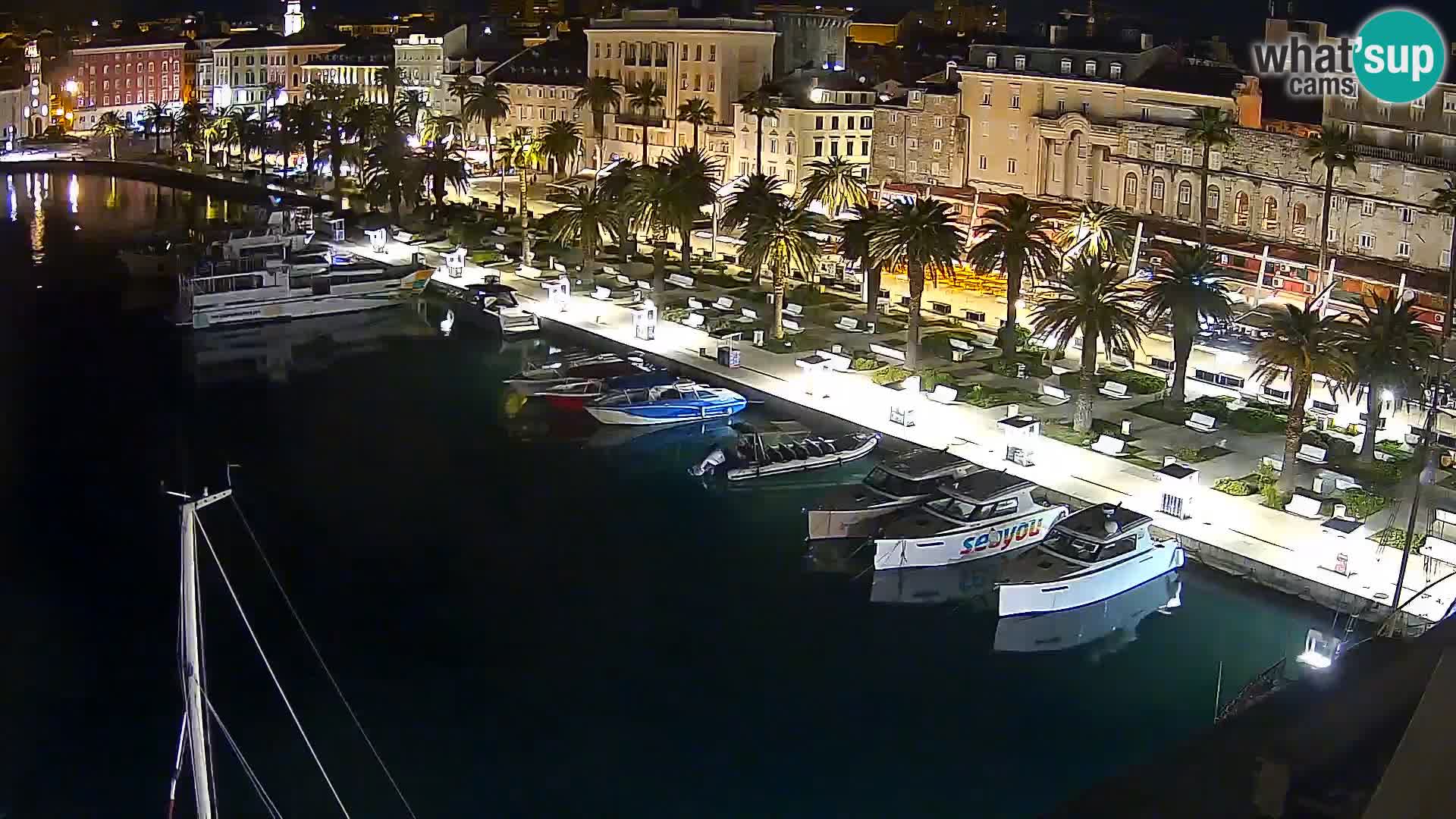 Split Riva Live webcam panorama
