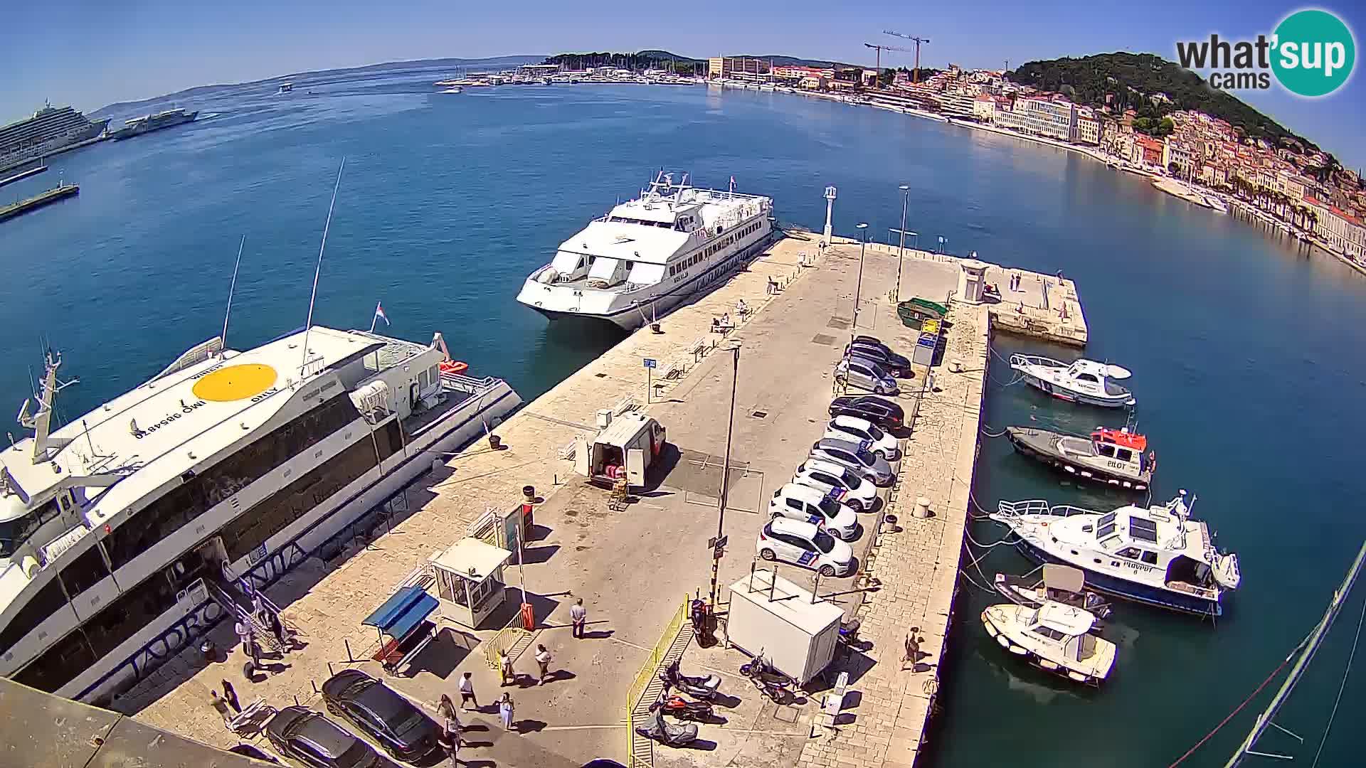 Webcam LIVE Split riva and port