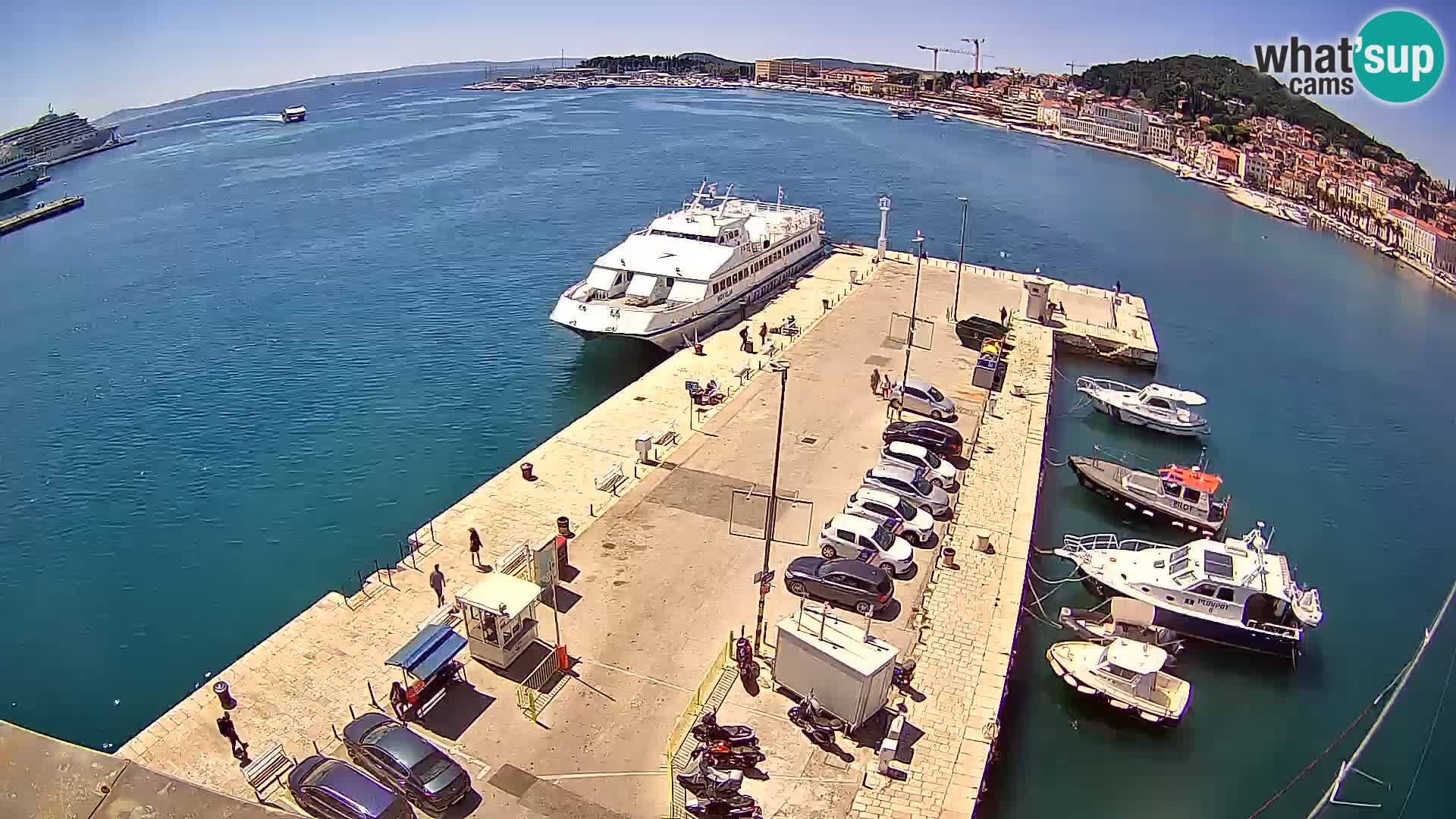 Webcam LIVE Split riva and port
