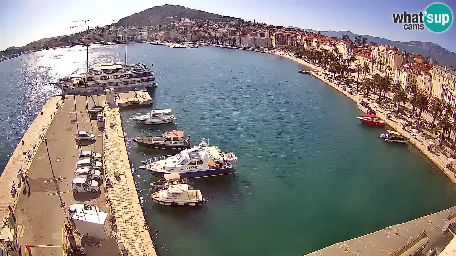 Webcam live Spalato riva e porto