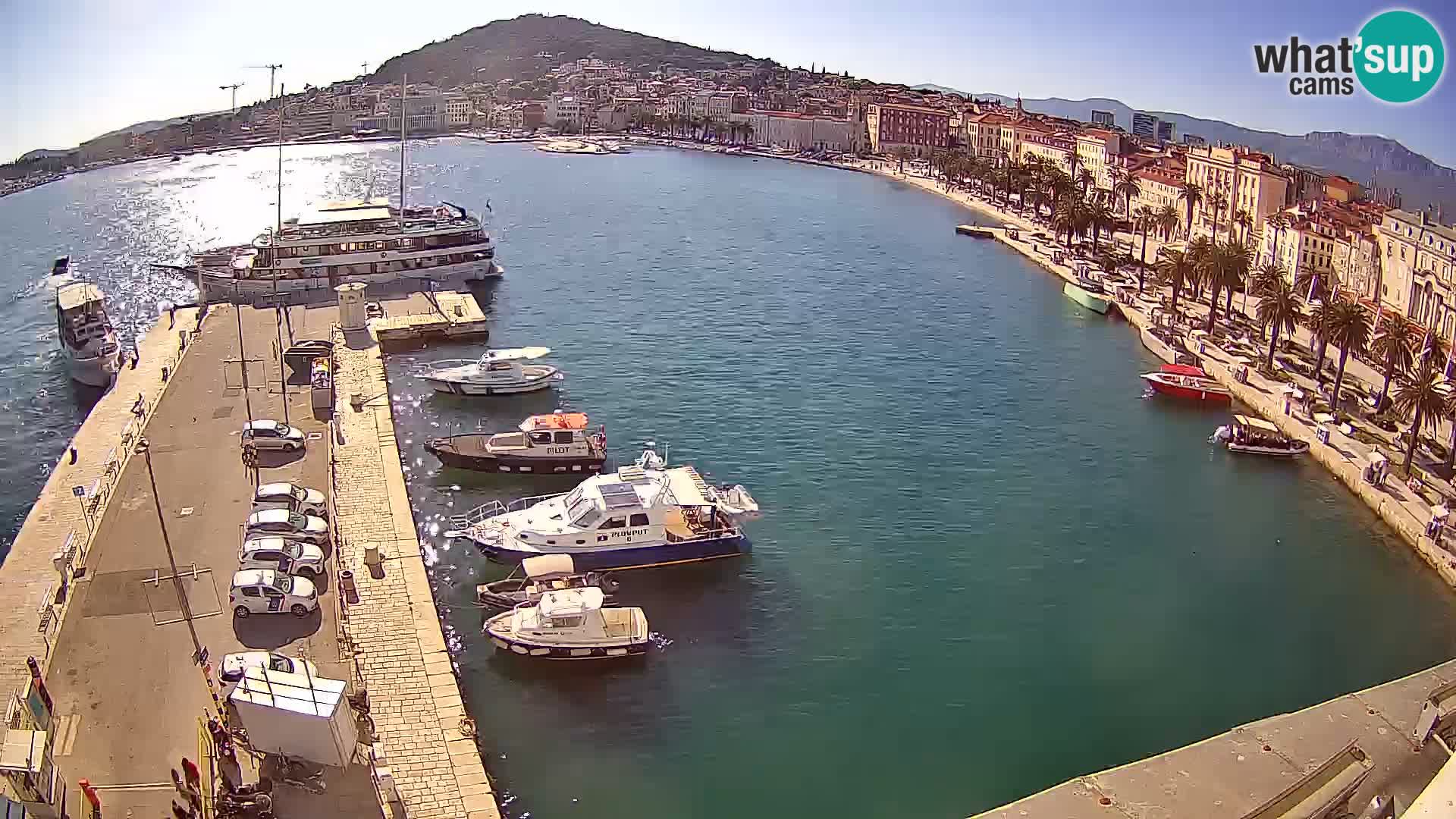 Webcam live Spalato riva e porto