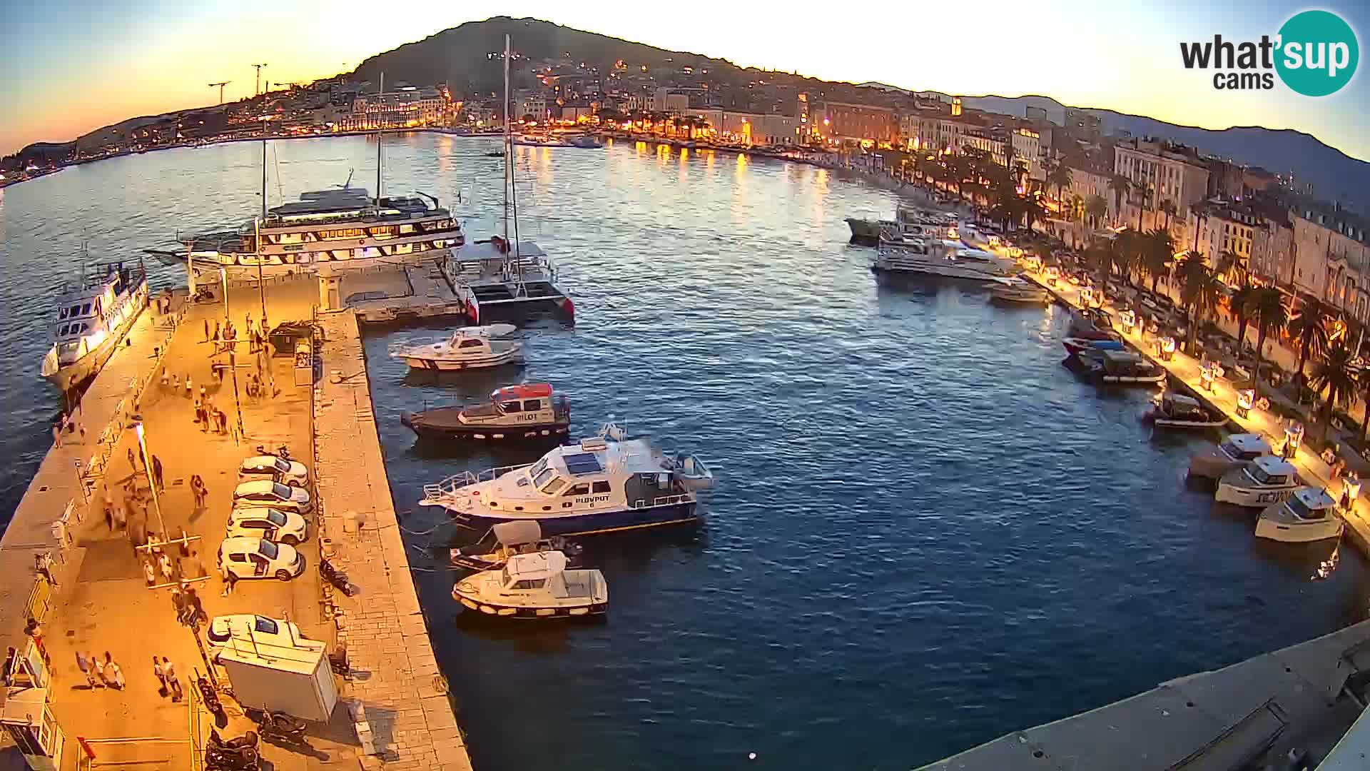 Webcam LIVE Split riva and port