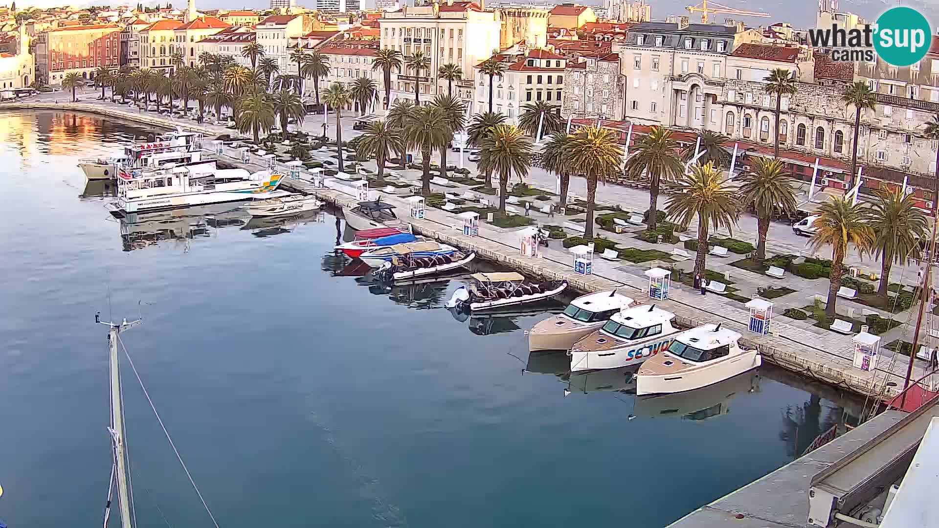 Webcam live Spalato riva e porto