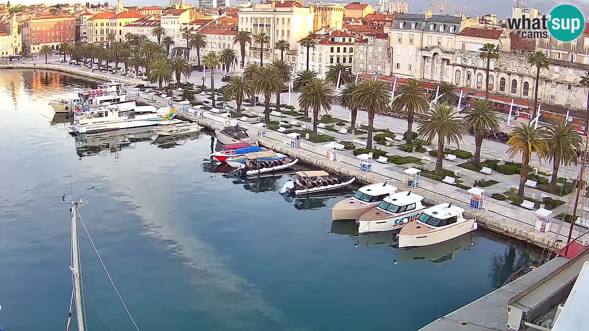 Webcam live Spalato riva e porto