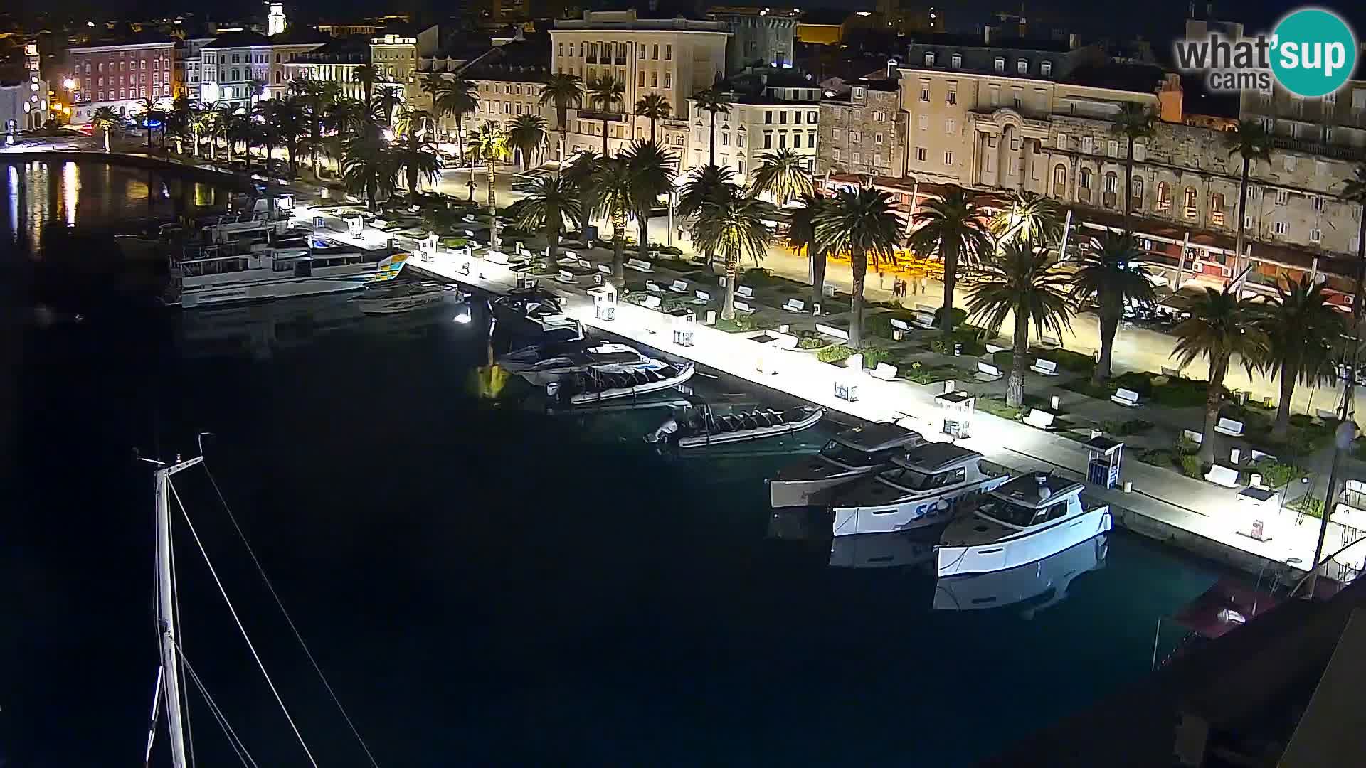 Split Riva Live webcam panorama