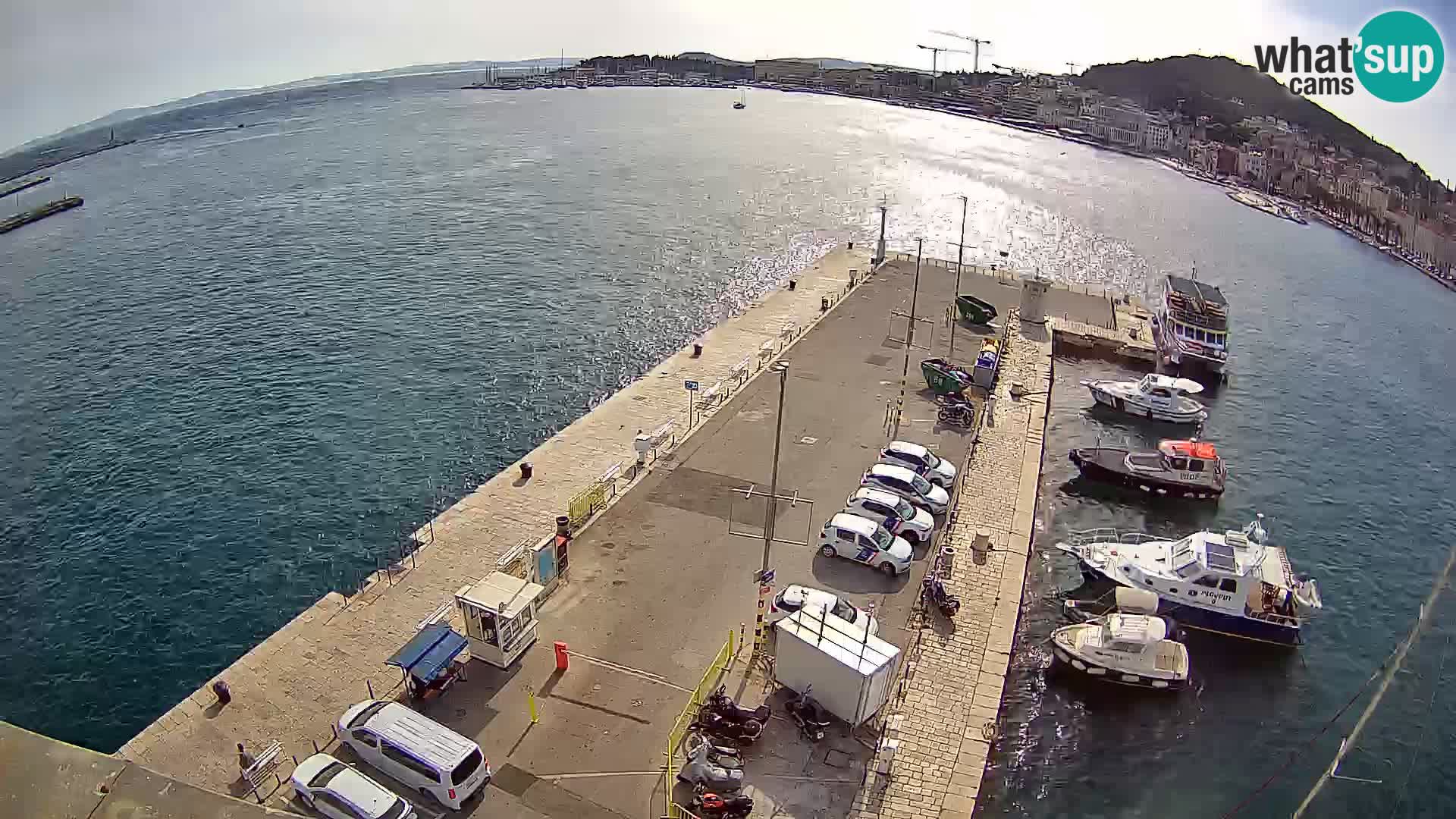 Webcam live Spalato riva e porto