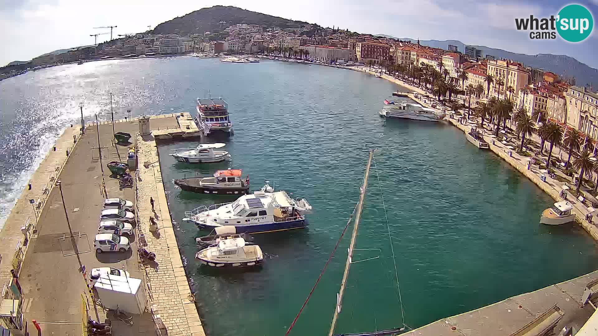Split Riva Live webcam panorama