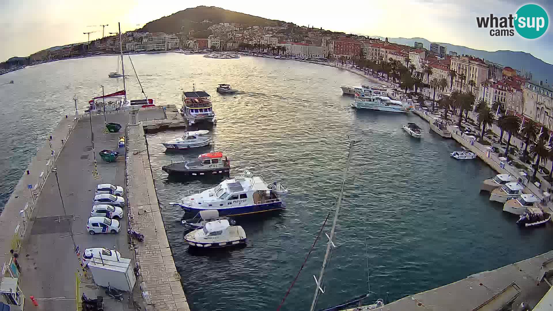 Webcam live Spalato riva e porto