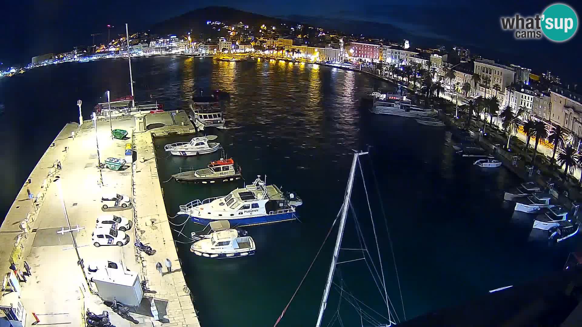 Webcam live Spalato riva e porto