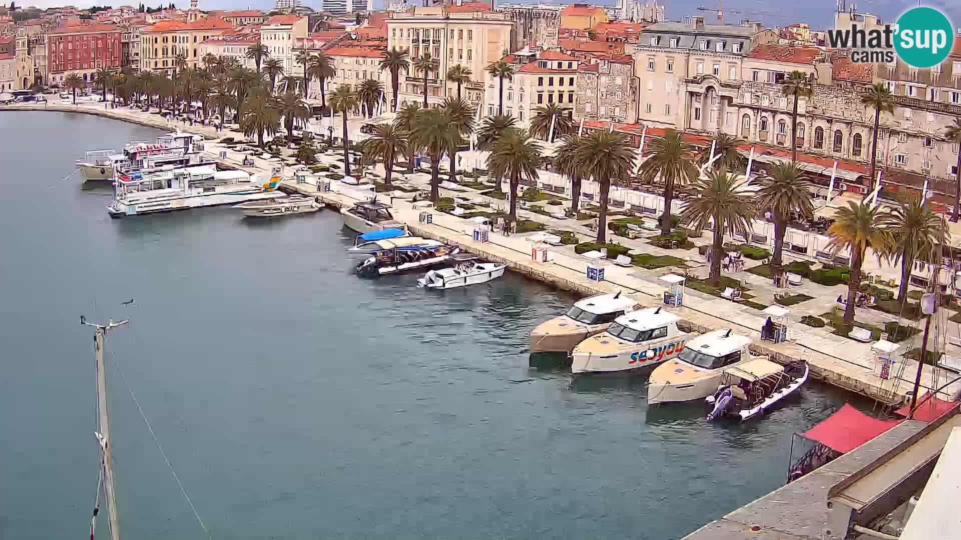 Webcam live Spalato riva e porto