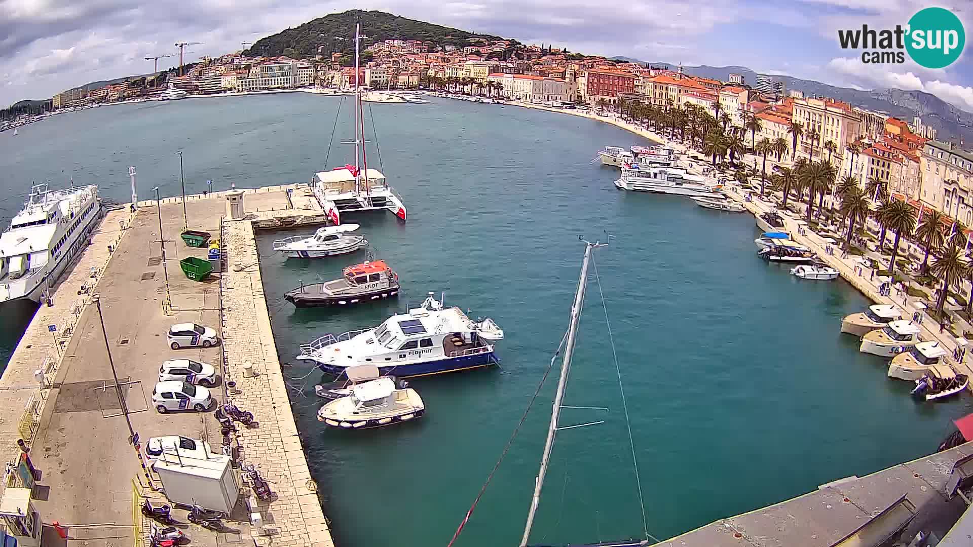 Split Riva Live webcam panorama