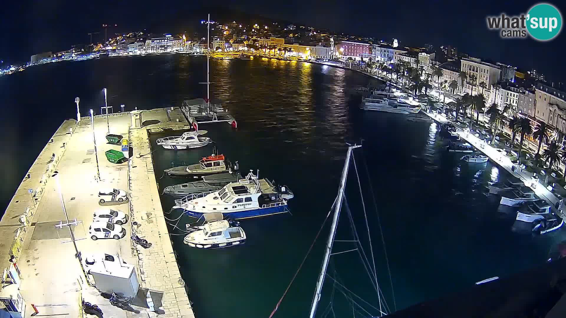 Webcam live Spalato riva e porto
