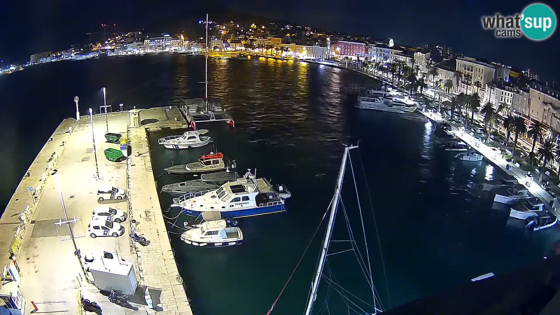 Webcam live Spalato riva e porto