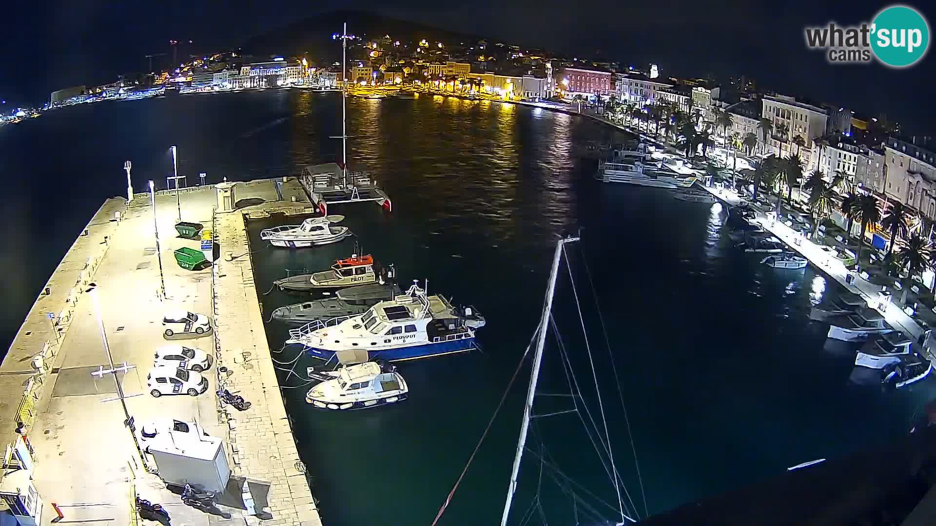 Spalato Riva panorama webcam