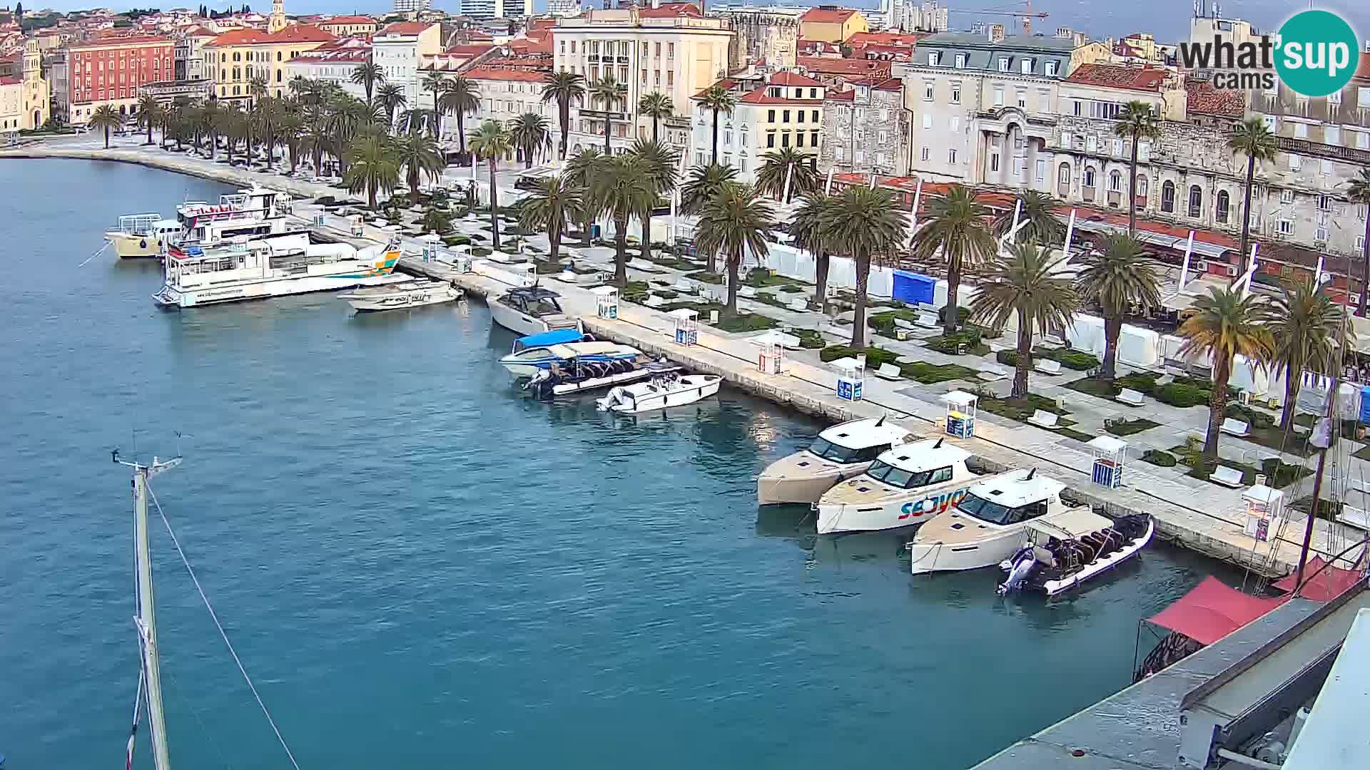 Split Riva Live webcam panorama