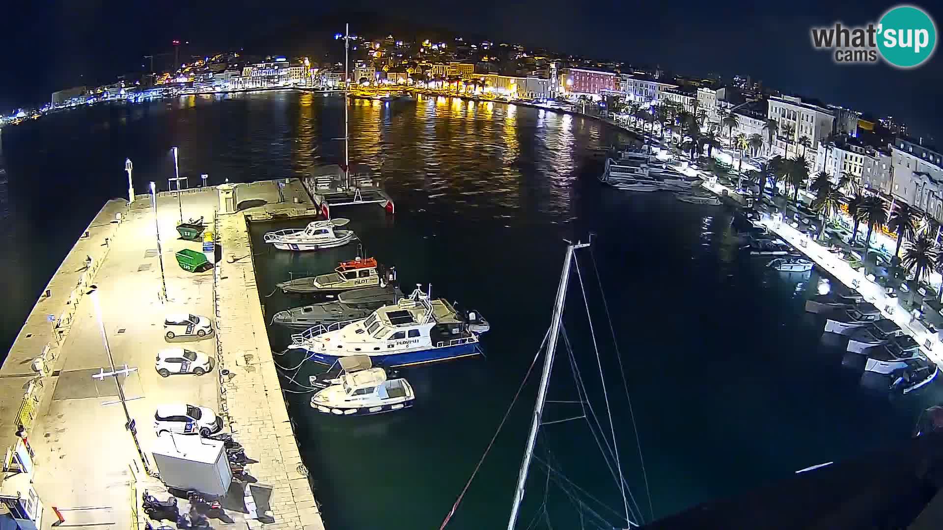 Kamera v živo Split  riva in pristanišče