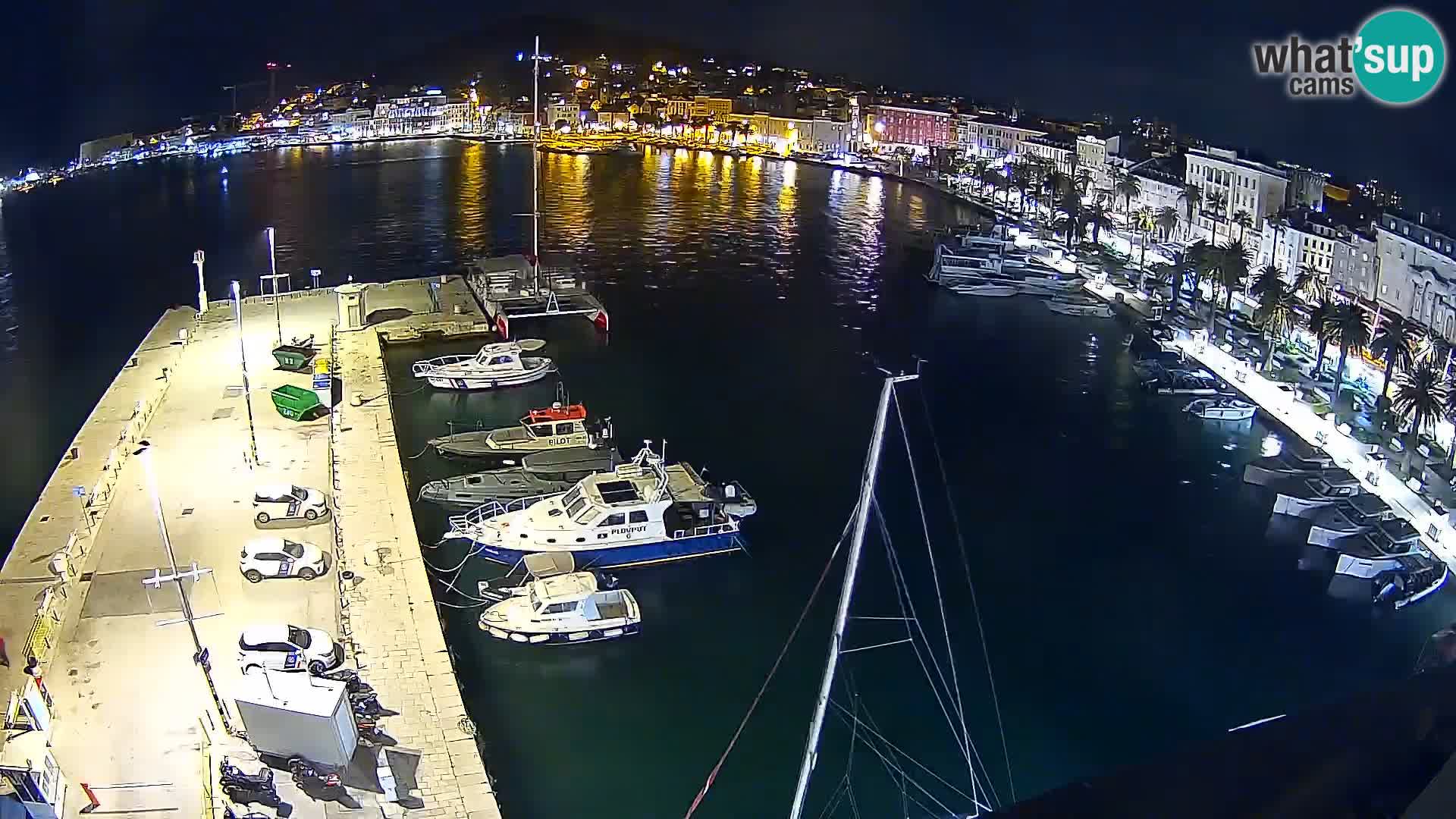 Spalato Riva panorama webcam