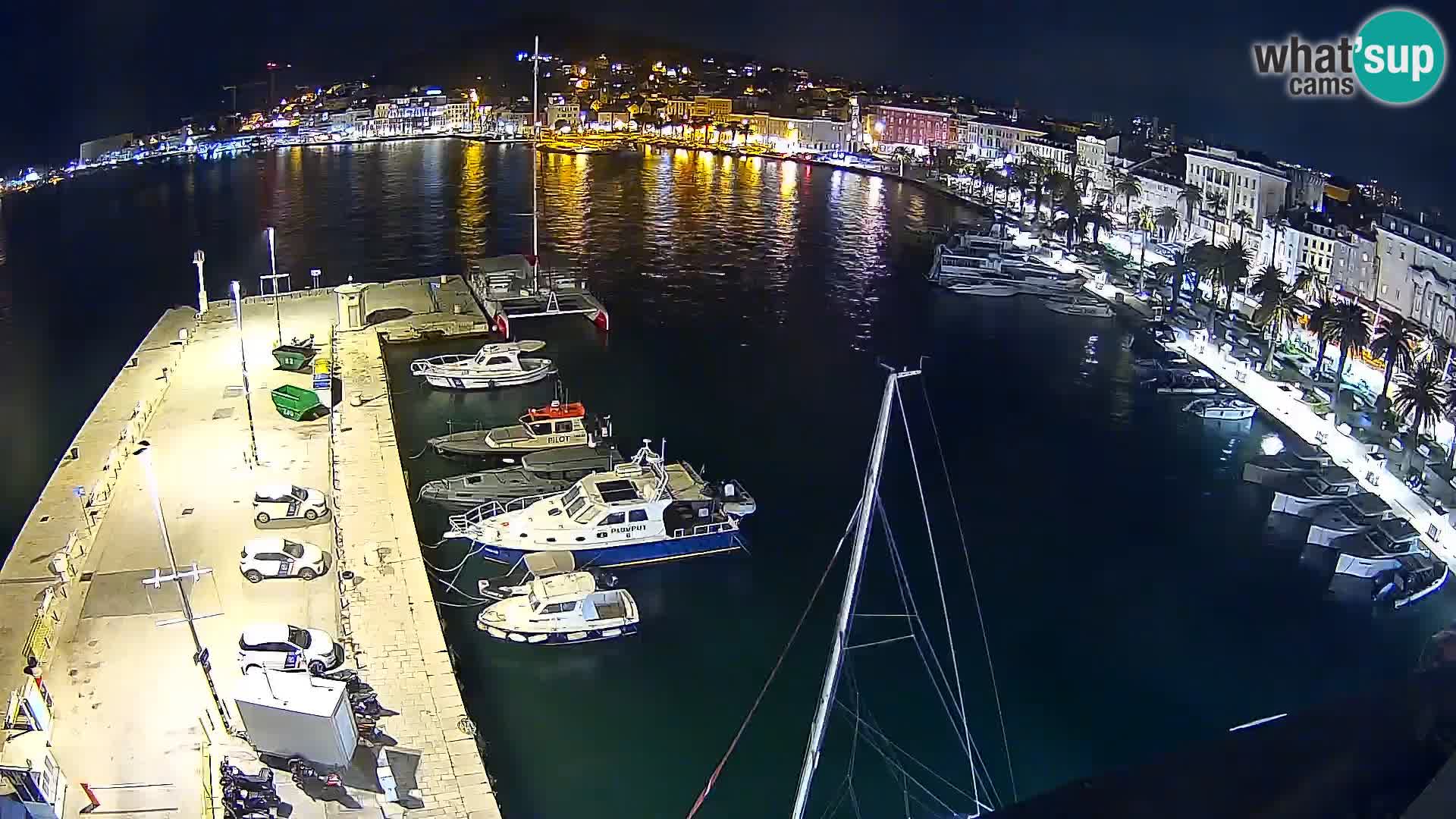 Kamera v živo Split  riva in pristanišče