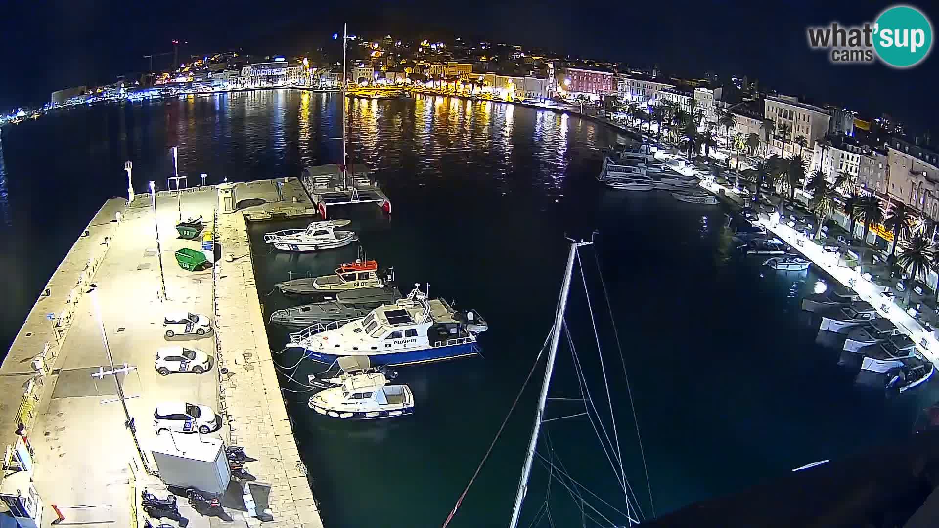 Kamera v živo Split  riva in pristanišče