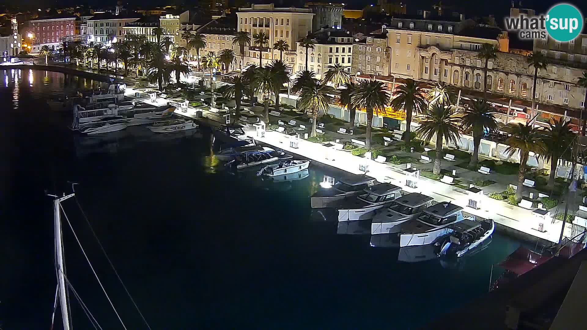 Webcam live Spalato riva e porto