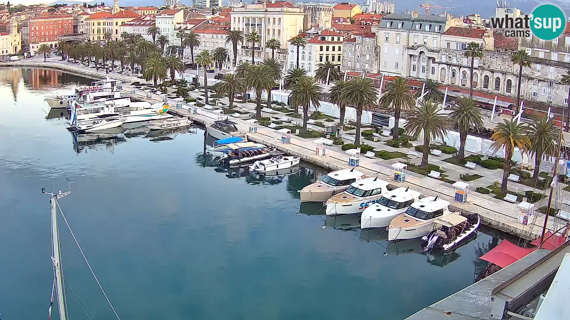 Webcam live Spalato riva e porto