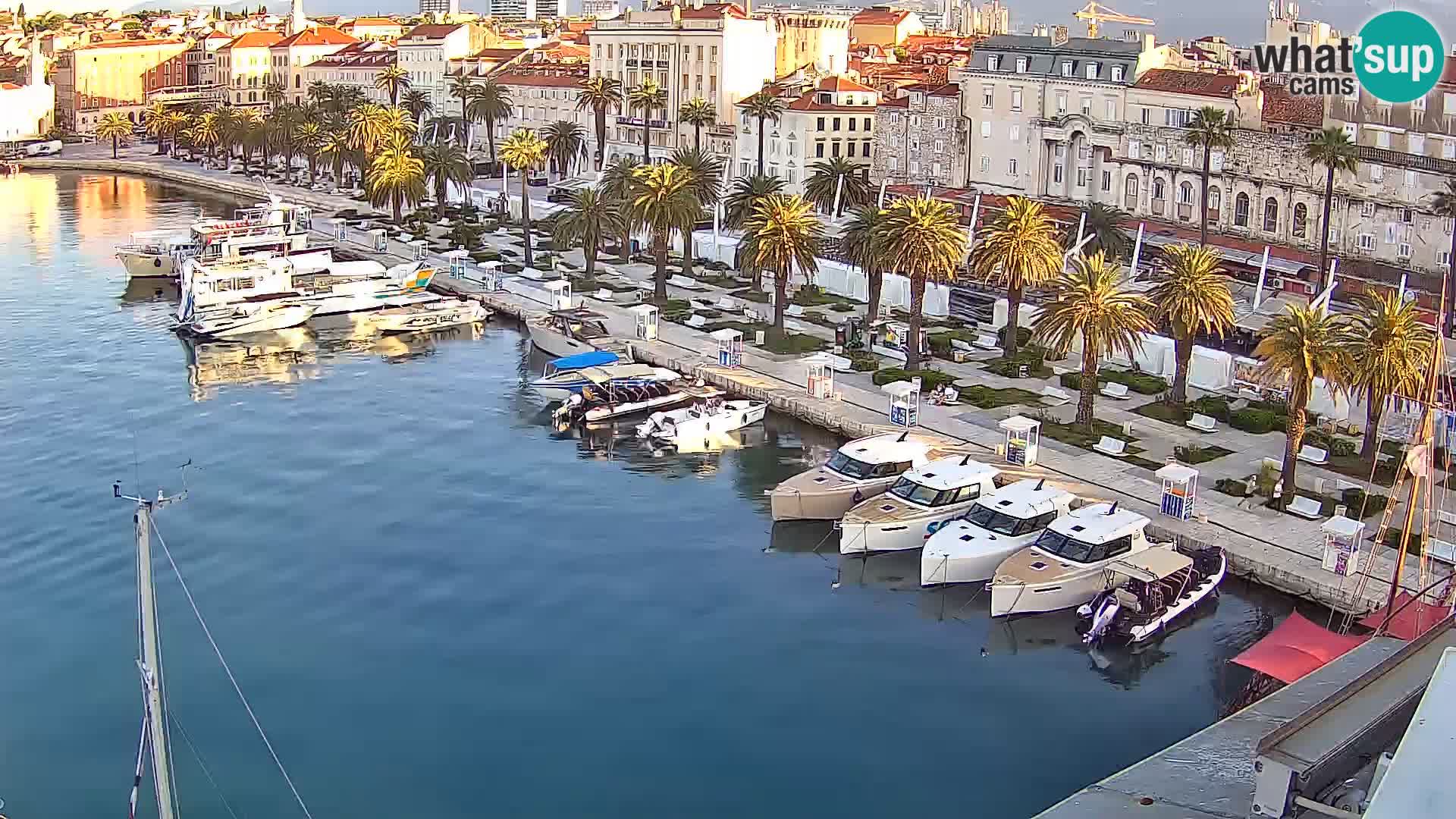 Webcam live Spalato riva e porto