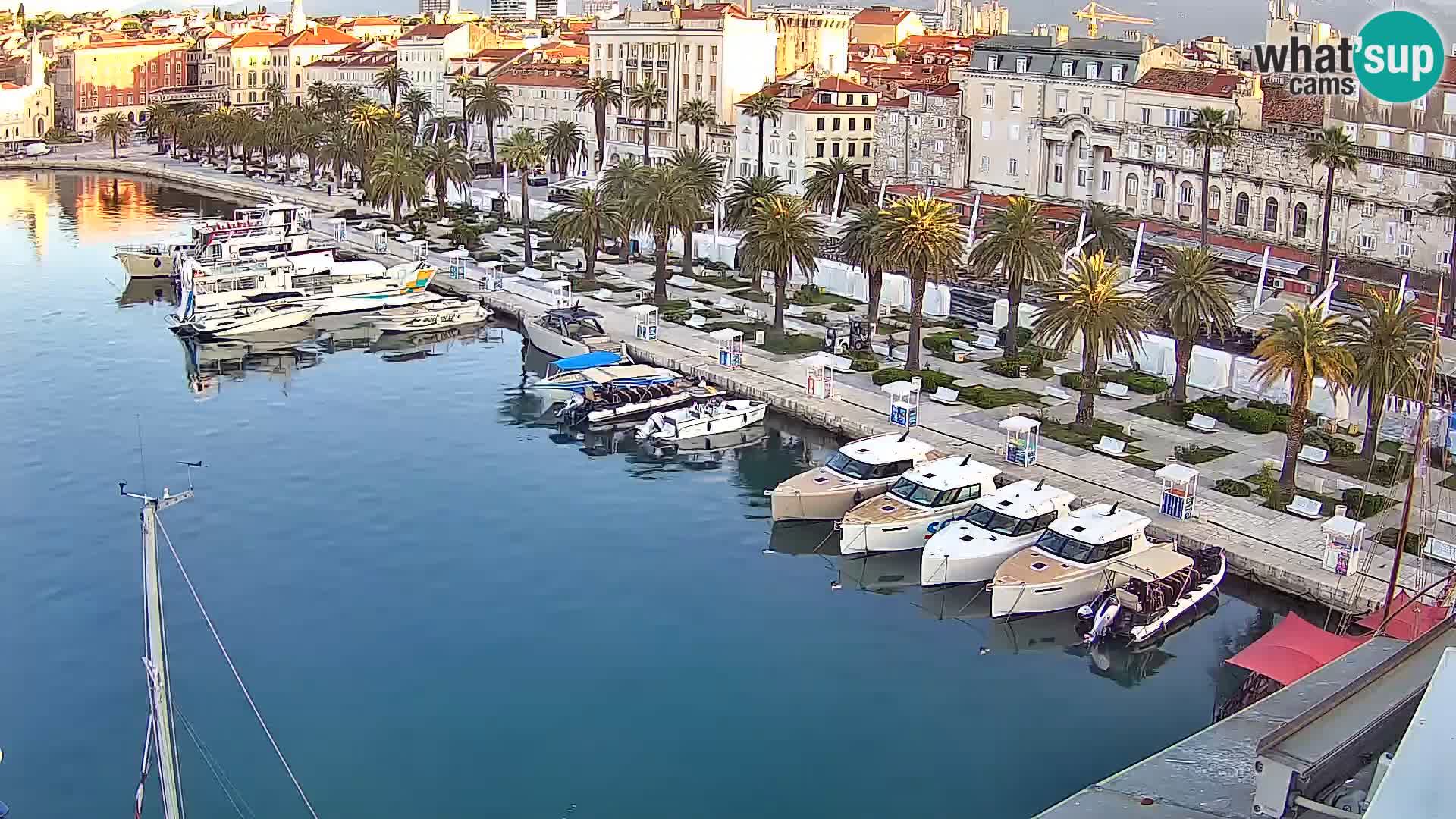 Webcam live Spalato riva e porto