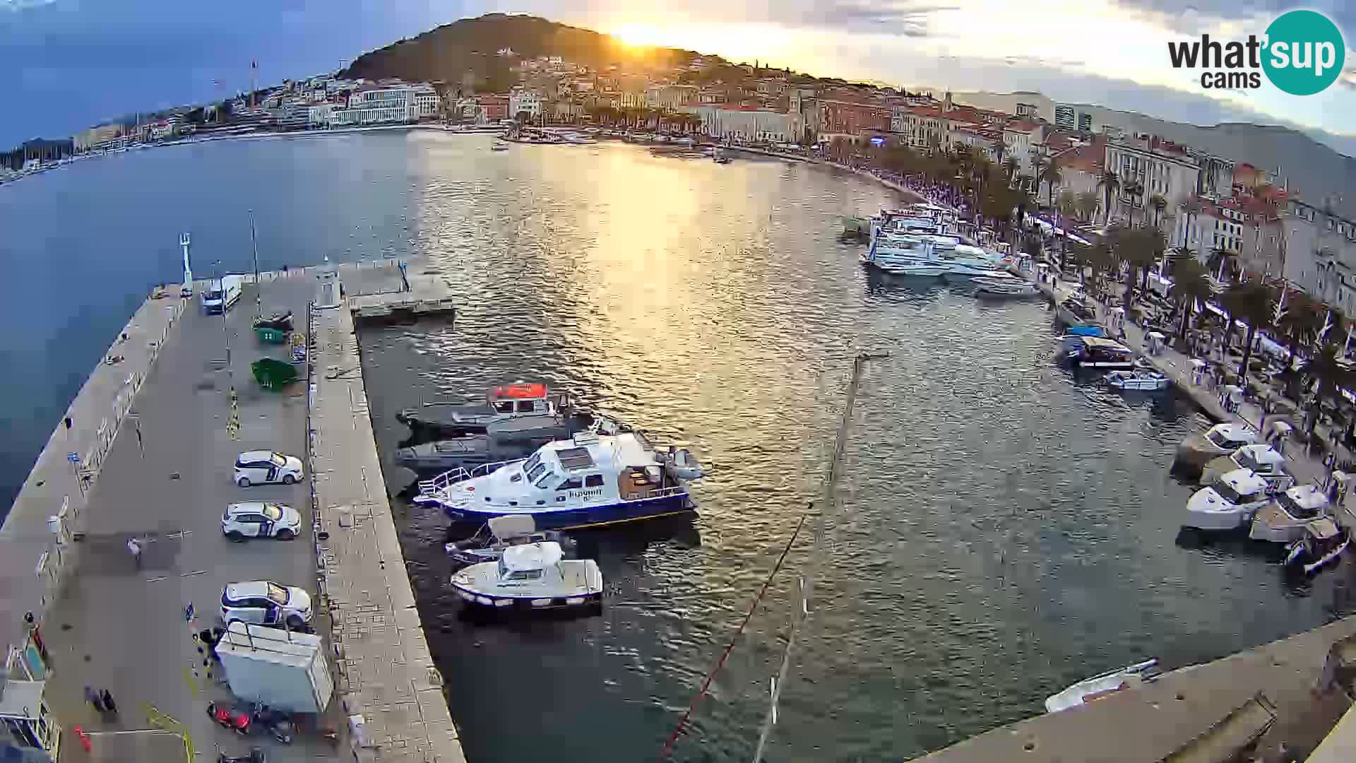 Kamera v živo Split  riva in pristanišče