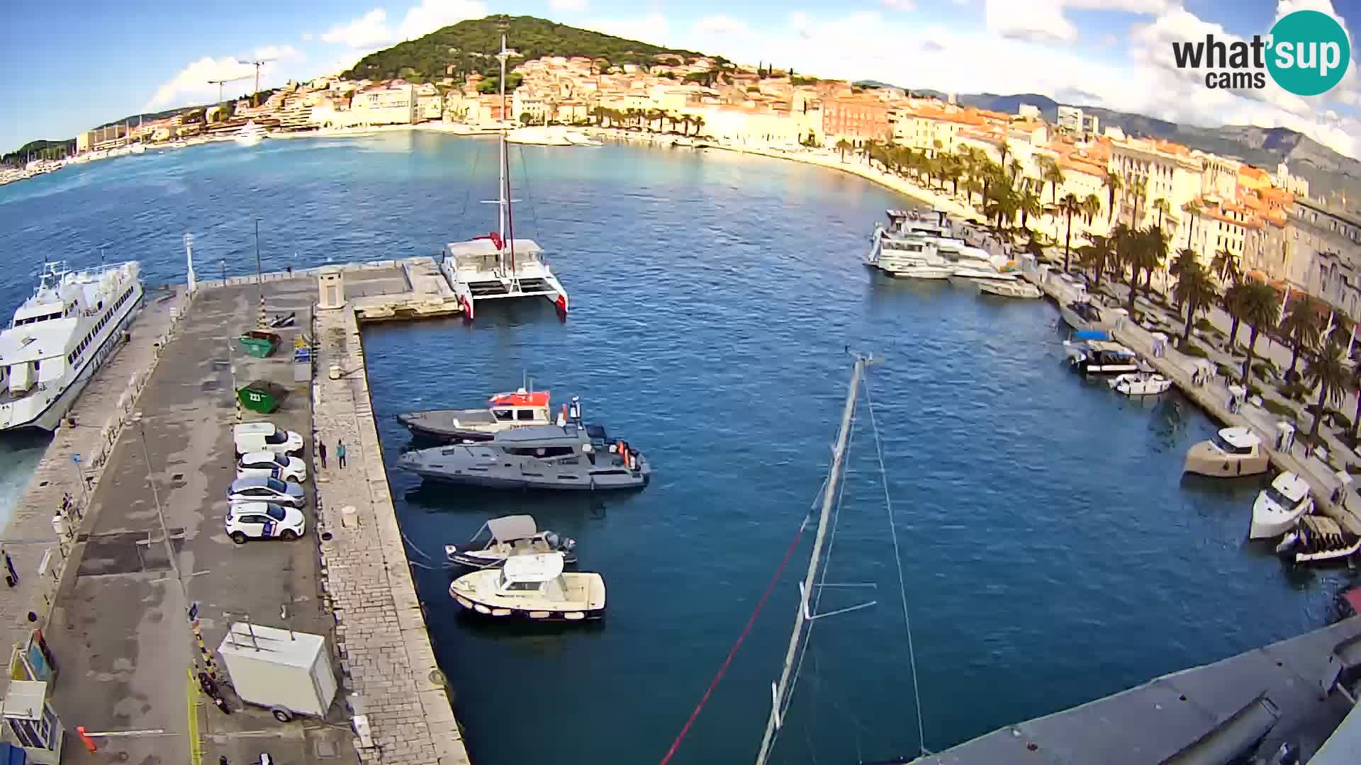 Webcam live Spalato riva e porto