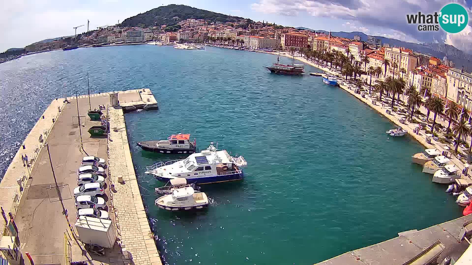 Webcam live Spalato riva e porto