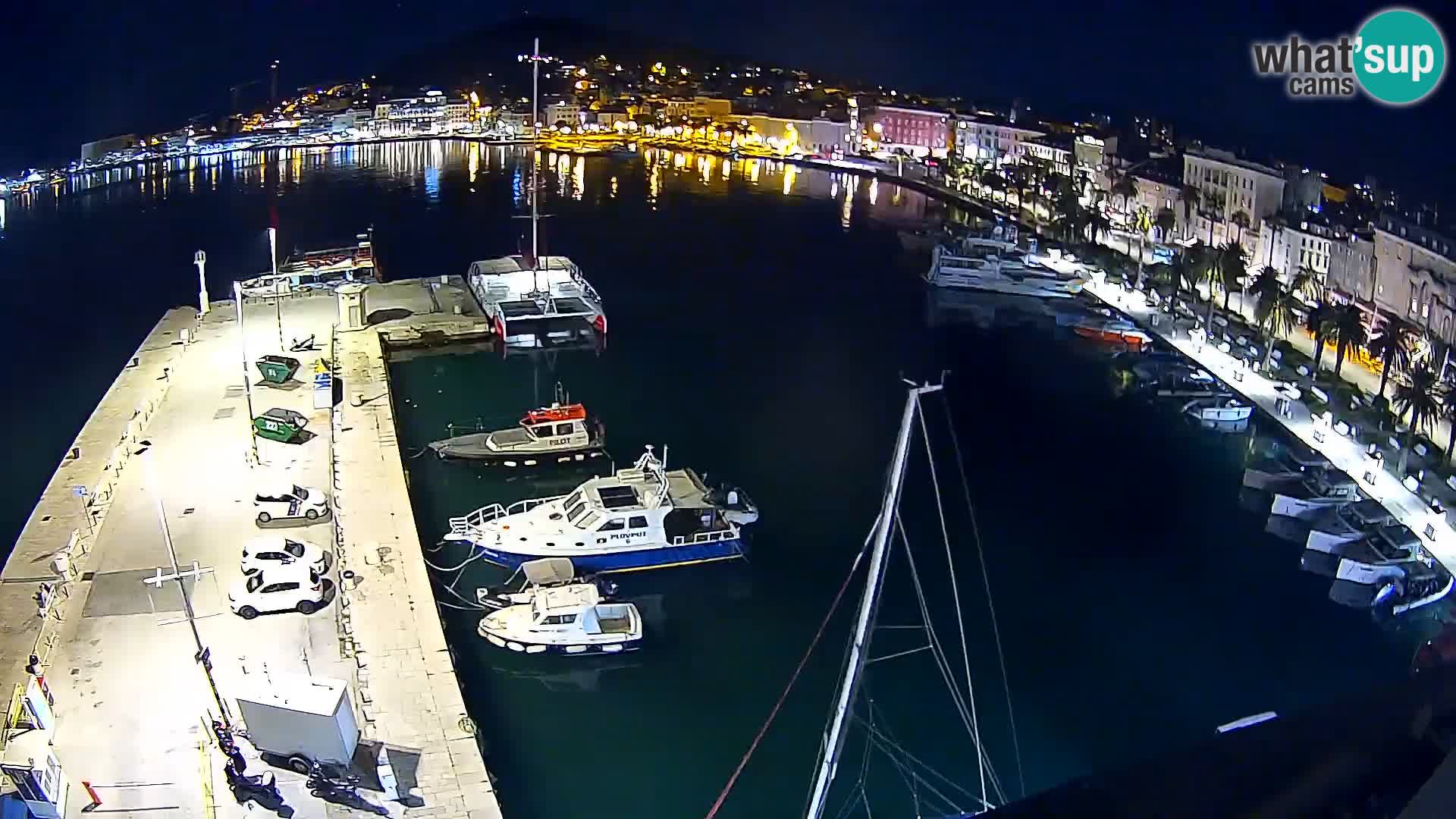 Webcam live Spalato riva e porto