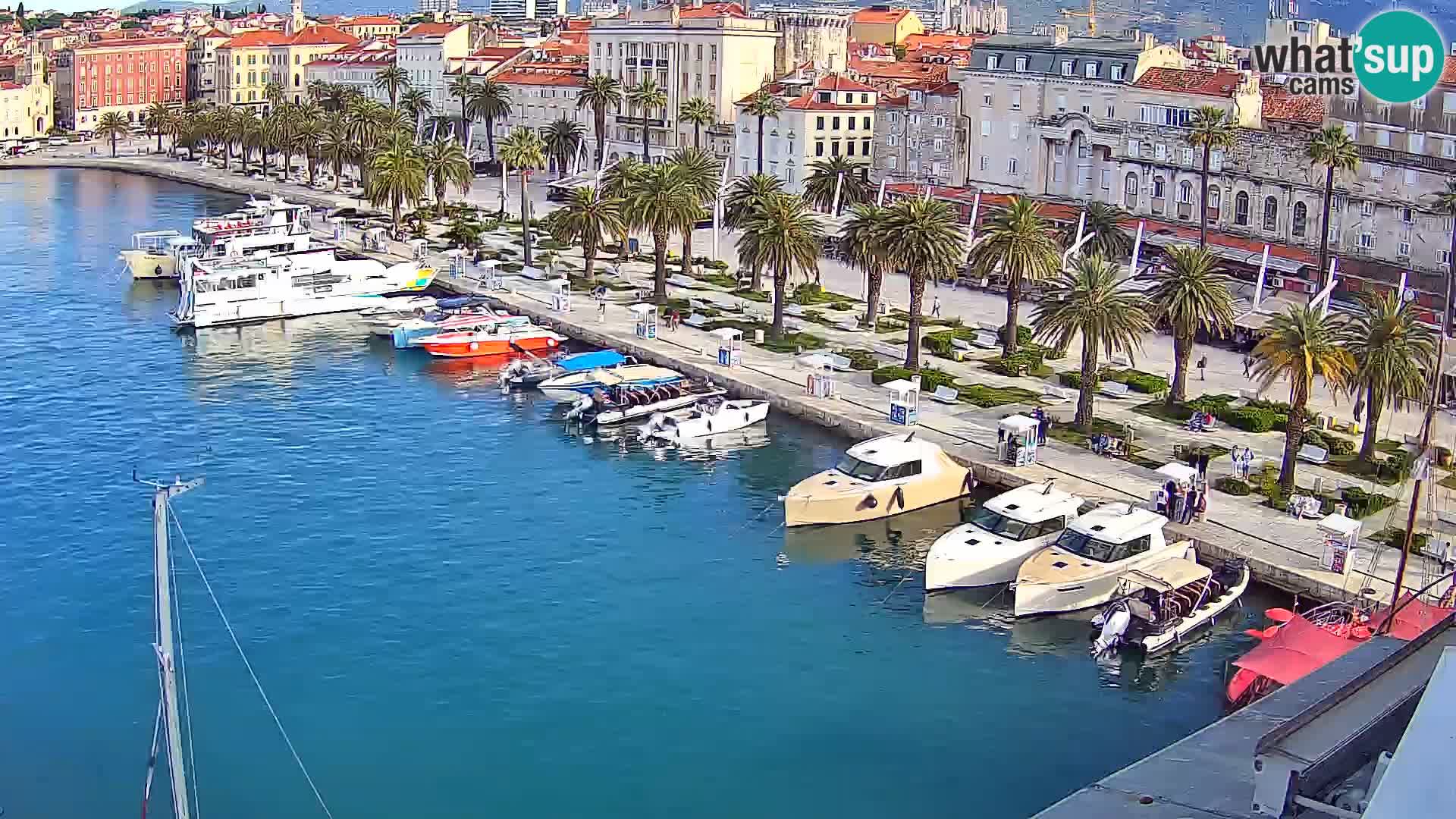 Split Riva Live webcam panorama