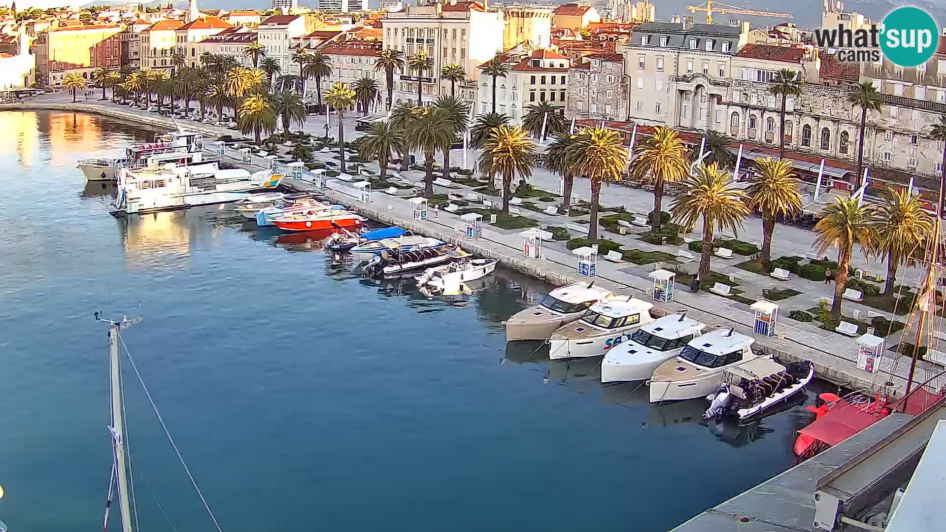 Webcam live Spalato riva e porto