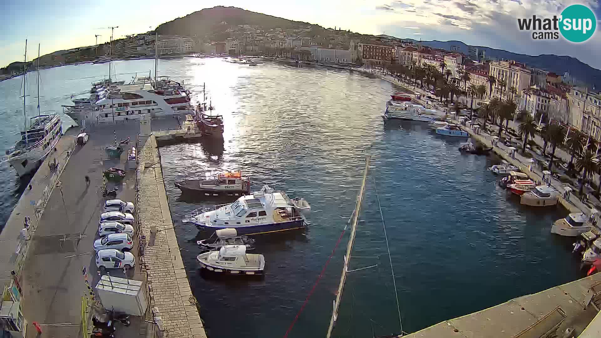Webcam live Spalato riva e porto