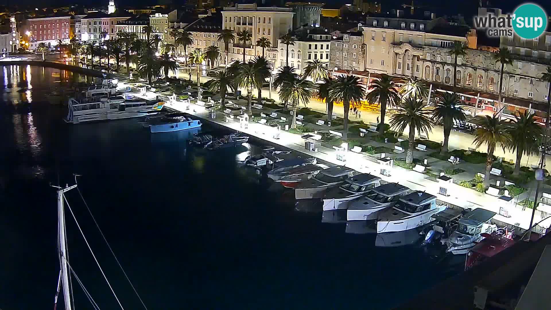 Webcam live Spalato riva e porto