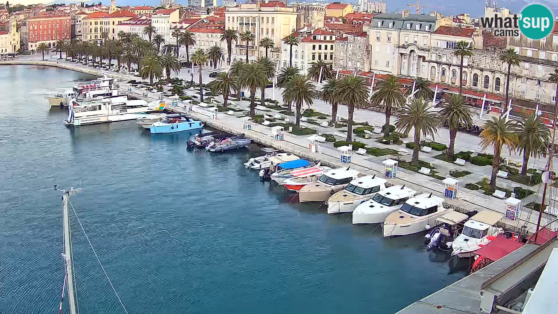 Webcam live Spalato riva e porto