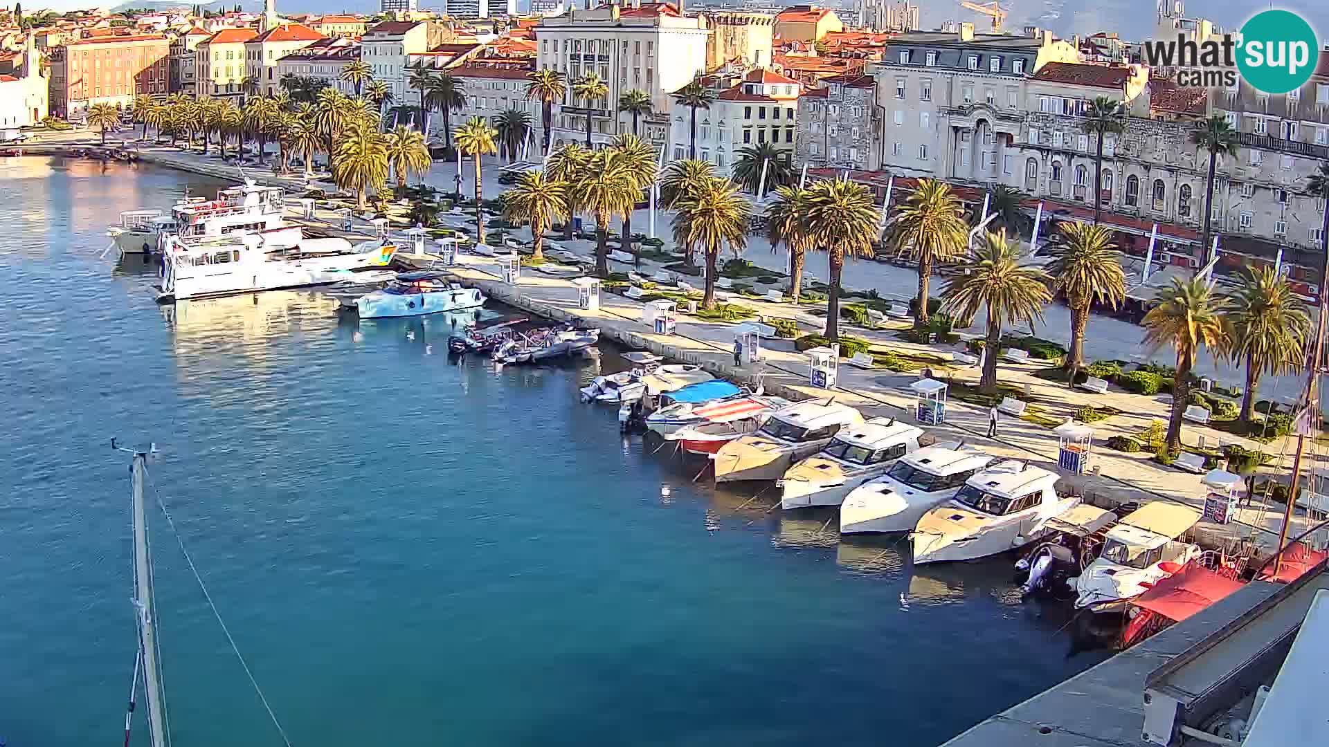 Webcam live Spalato riva e porto