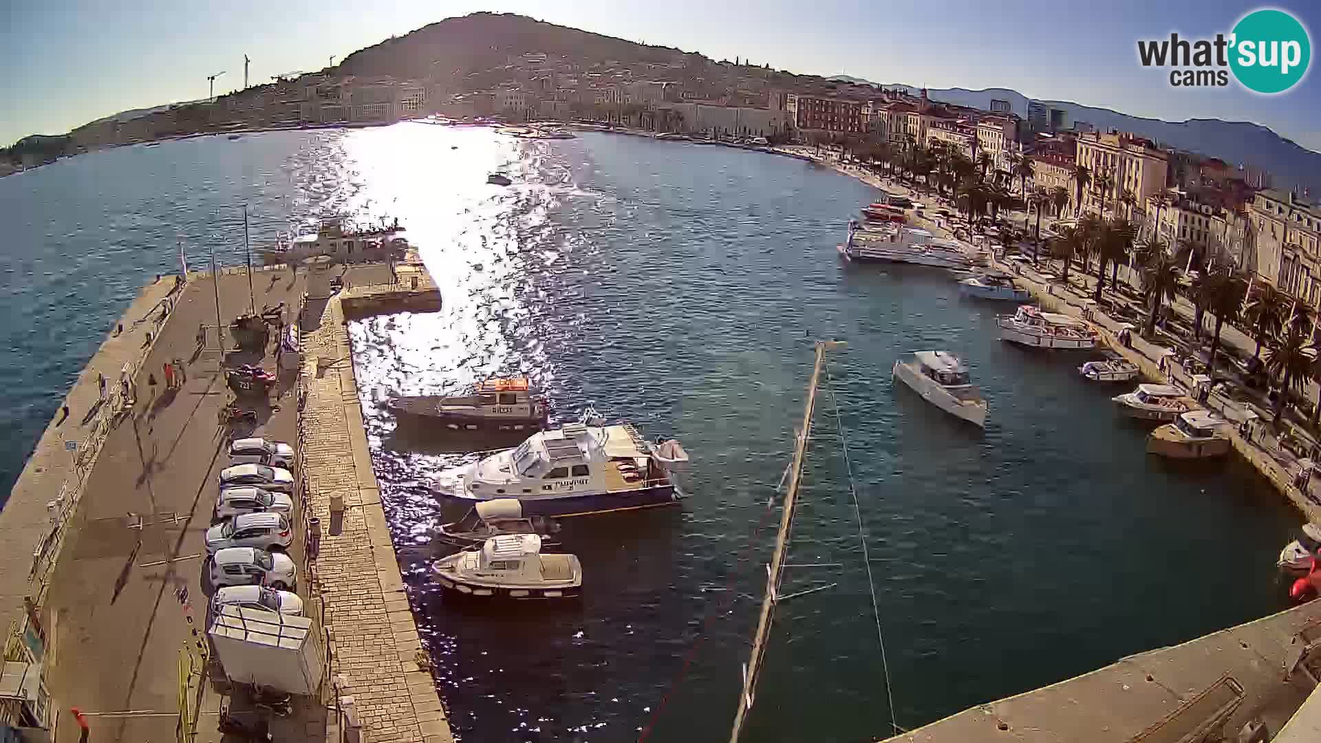 Webcam live Spalato riva e porto