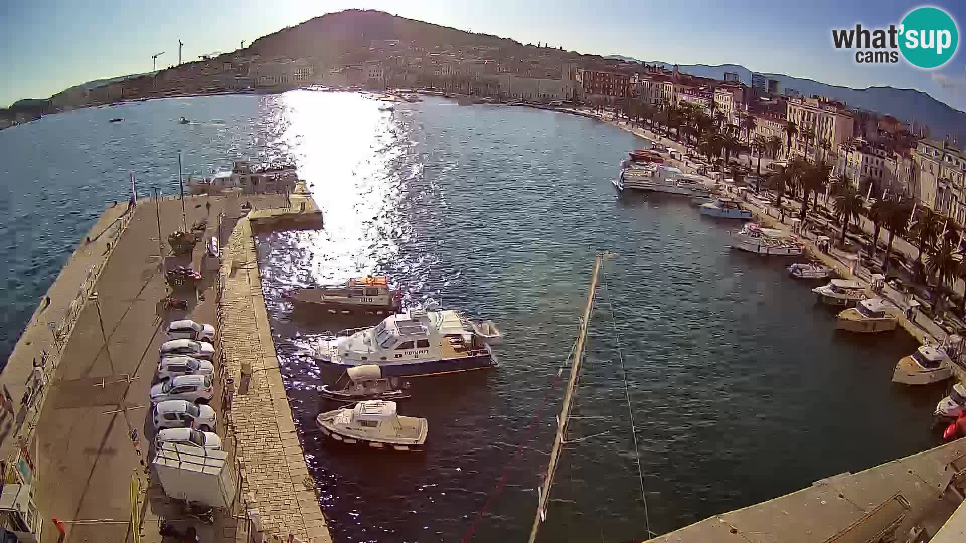 Webcam live Spalato riva e porto
