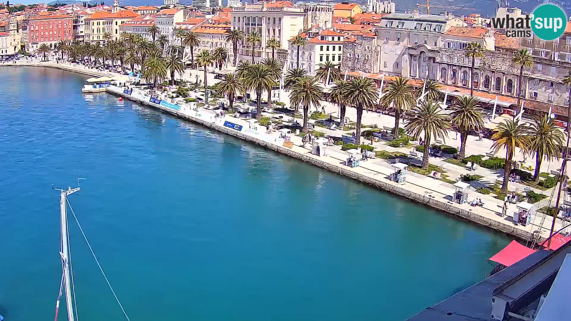 Split Riva Live webcam panorama