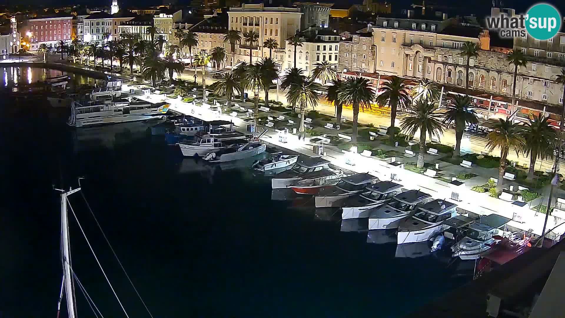 Webcam live Spalato riva e porto