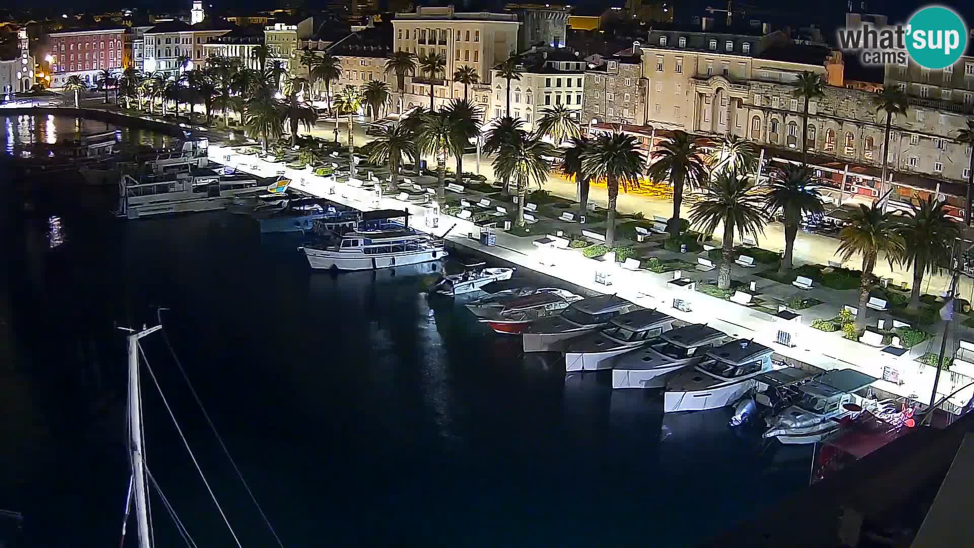 Webcam live Spalato riva e porto